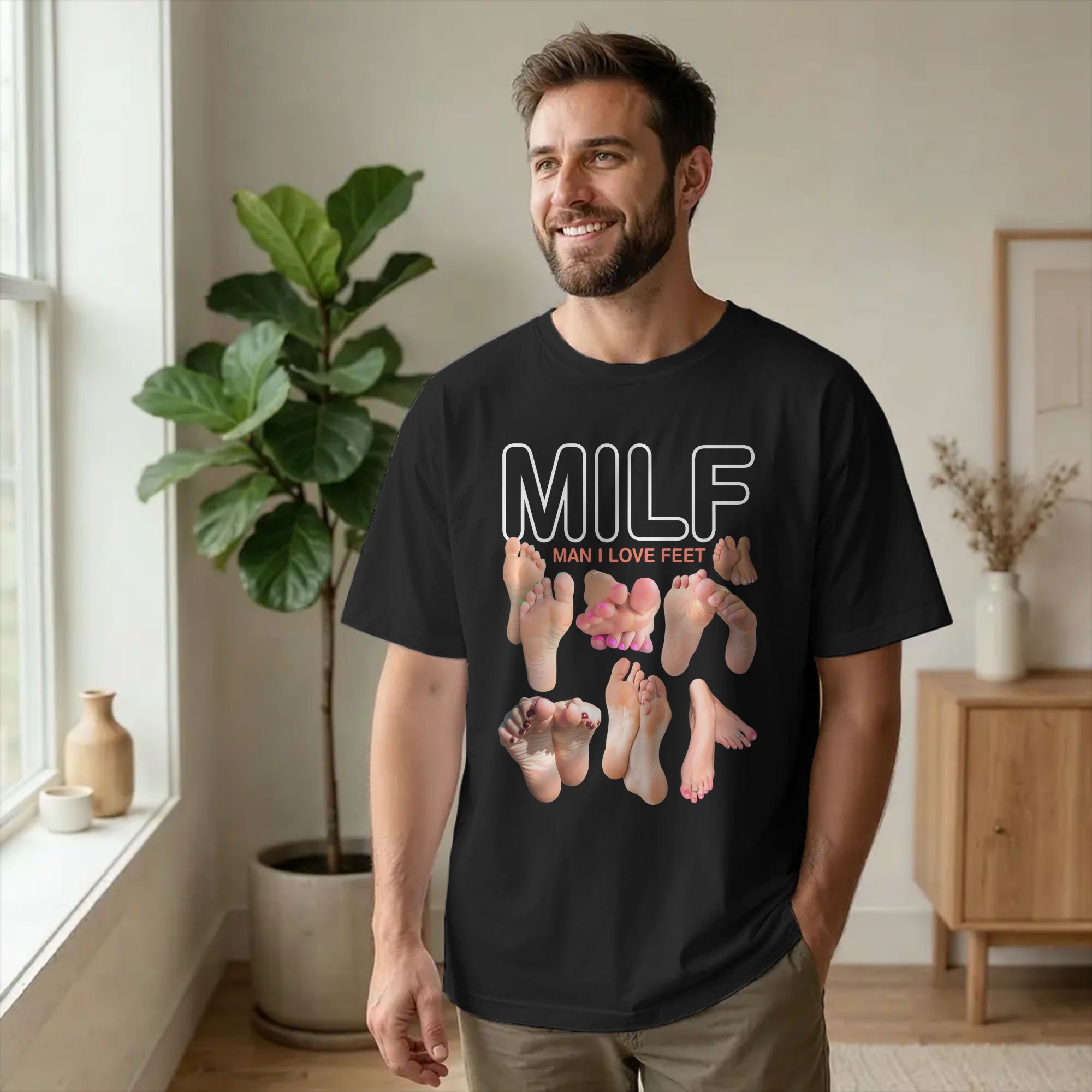 Summer Clothing Quotes - Fashion MILF Man I Love Feet