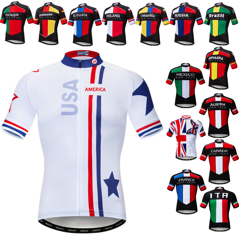 Summer Clothing Uk Men - Weimostar USA Cycling Jersey Men Pro