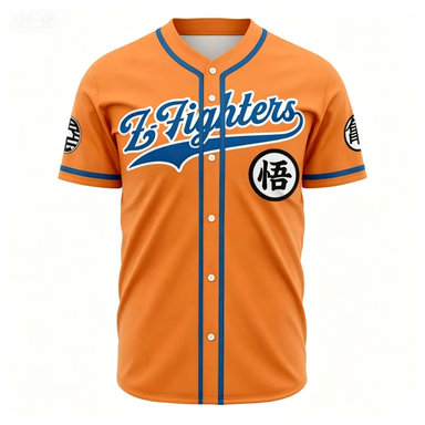 Summer Japanese Clothing - Short Sleeved Baseball Shirt, Japanese Cartoon