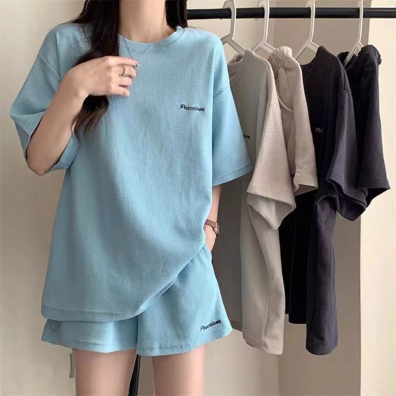 Summer Clothing Set For Girls - Young Girls Summer Loose Short-sleeve Shorts