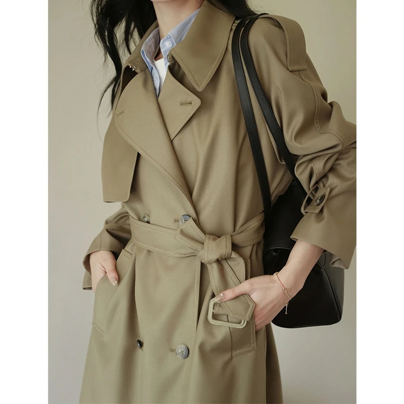 Summer Clothing Over 50 - 2025 Autumn Women's Trench Coat Clothing