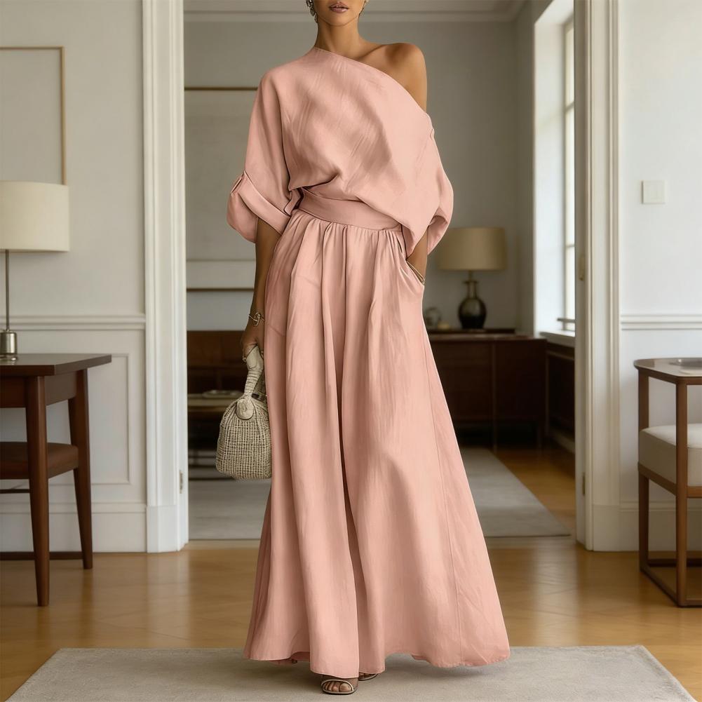 Summer Clothing Europe - Women Blouse Pants Set Elegant European