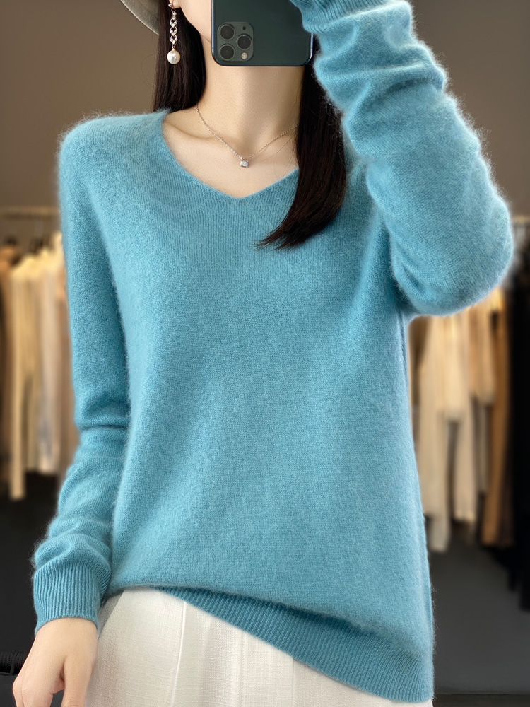 Summer Clothing Yarn - Fashion100% Merino Wool Sweater Cashmere Pullover