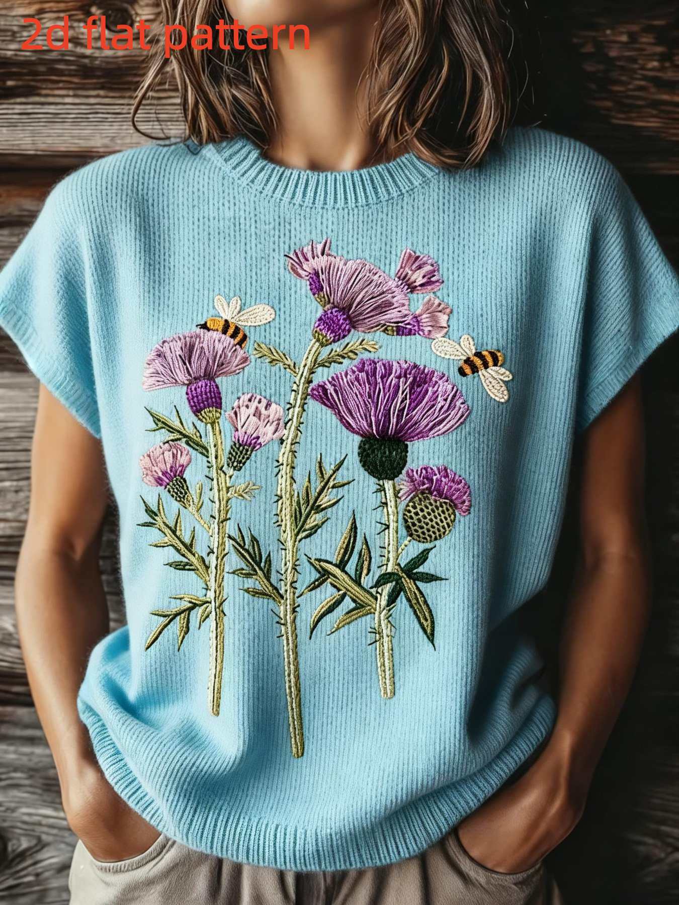Summer Clothing Yarn - Printed Design - Nottextured Spring/Summer Fashion
