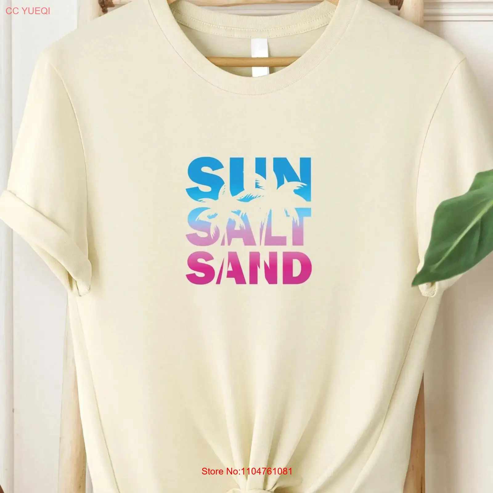 Summer Vibes Clothing Men - Sun Salt Sand T shirt Retro