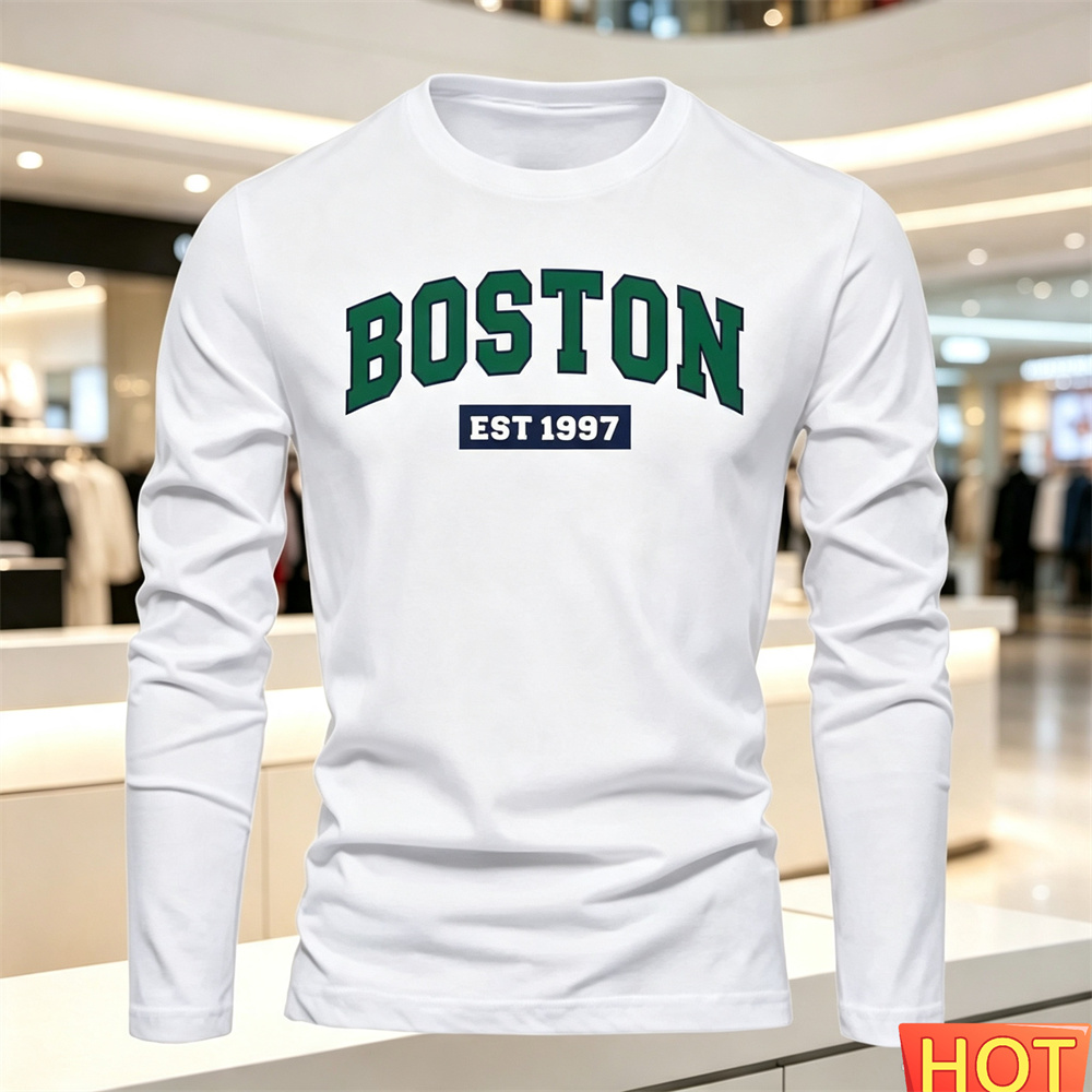 Summer Clothing Essentials - Autumn Summer Men's long sleeved T-shirt