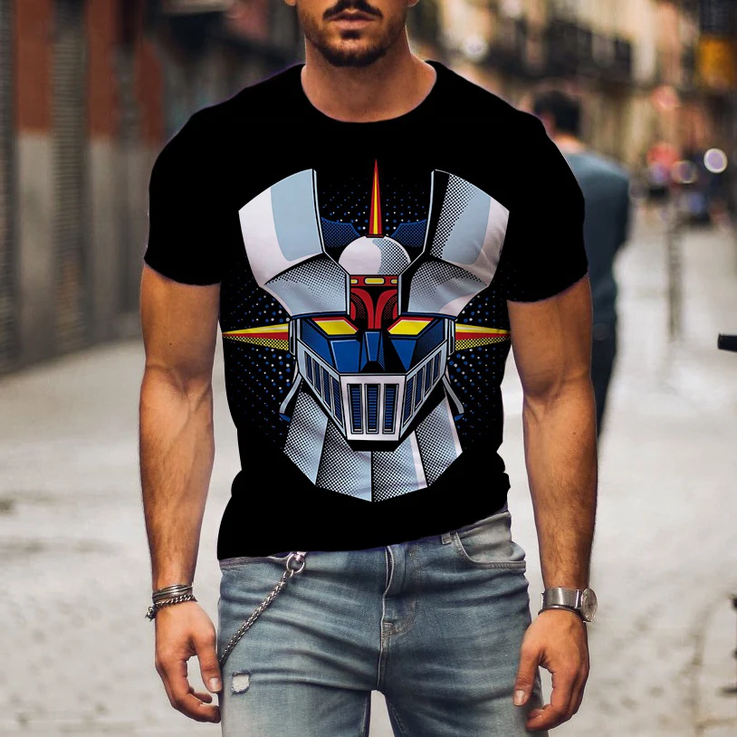 Summer Clothing Over 50 - 2026 Mazinger Z Anime Mecha 3D