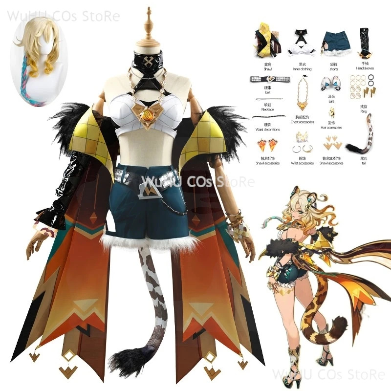 Romper Playsuit Women - Genshin Impact Cosplay Costume Cos Xilonen