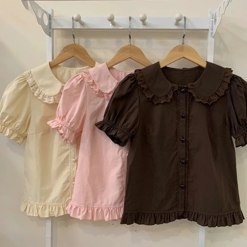 Summer Japanese Clothing - Summer Japanese Kawaii Lolita Shirts Women