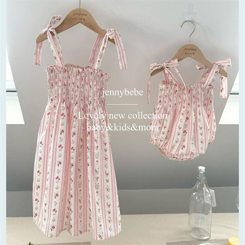 Summer Clothing Europe - Sweet Little Girls Strap Romper Summer