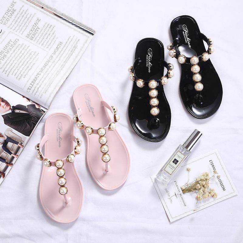 Flip Flop Jeweled - Women's Slippers and Ladies Sandals Rhenstone