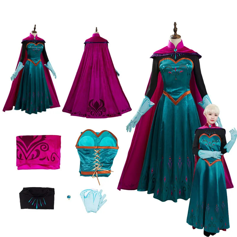 Romper Playsuit Women - Movie Queen Elsa Cosplay Costume Women