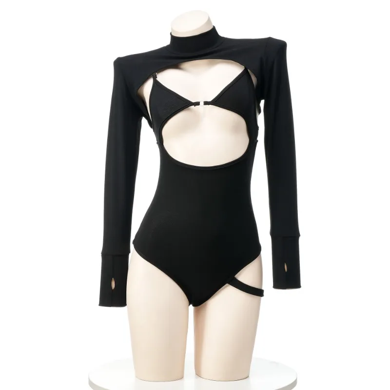Anime Gothic  Hollow Out Sleev - Romper Playsuit Women ulasan dan harga