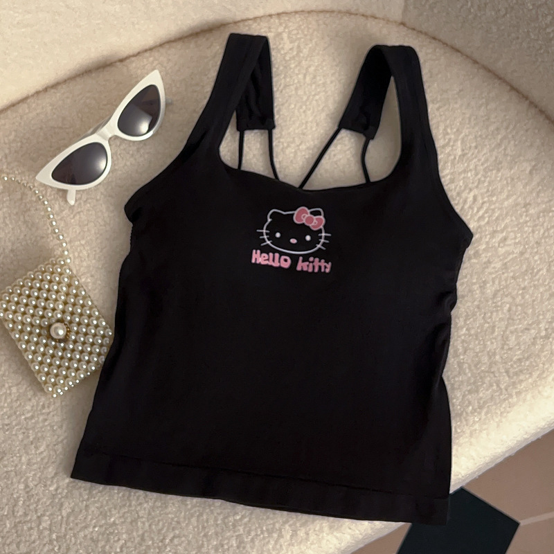 Anime Hello Kittys Fashion Wom - Summer Clothing Set For Girls ulasan dan harga