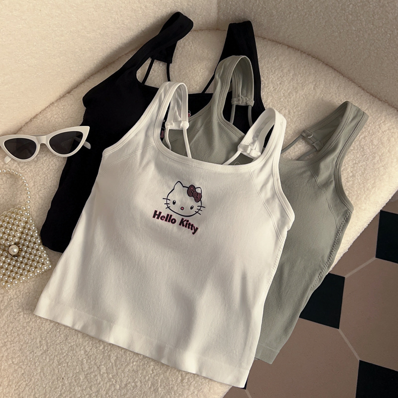 Anime Hello Kittys Fashion Wom - Summer Clothing Set For Girls ulasan dan harga