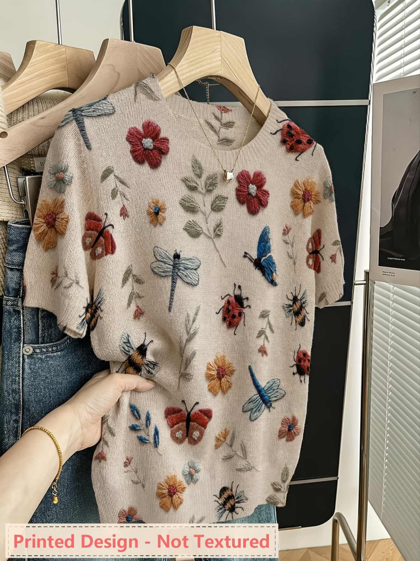 Printed Design - Nottextured S - Summer Clothing Yarn ulasan dan harga