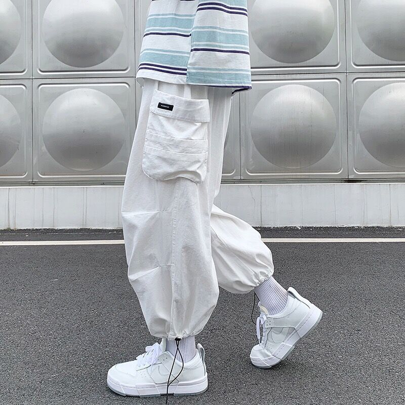 Men Bloomers Loose Cargo Pants - Summer Vibes Clothing Men ulasan dan harga