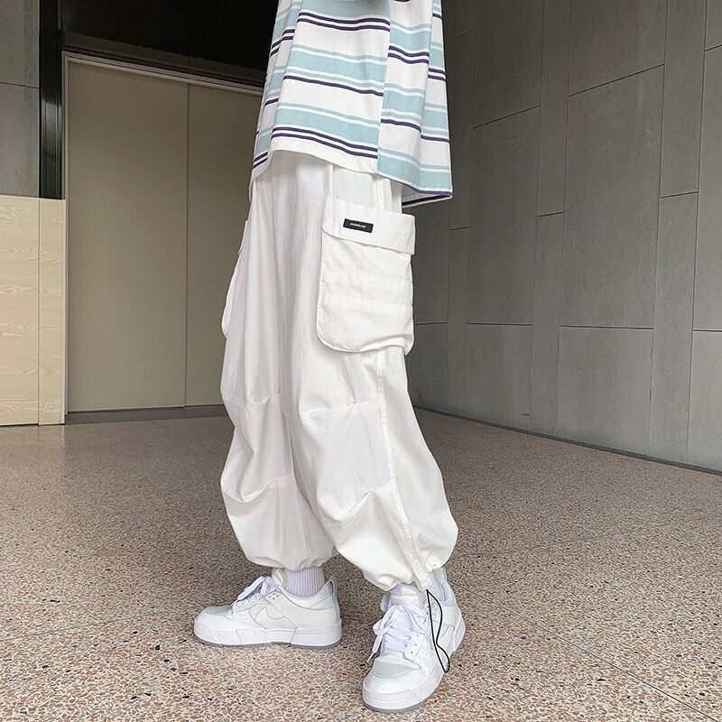 Men Bloomers Loose Cargo Pants - Summer Vibes Clothing Men ulasan dan harga