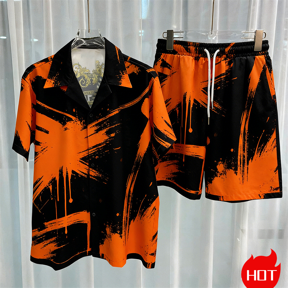 Digital printed men's set fash - Summer Clothing Essentials ulasan dan harga