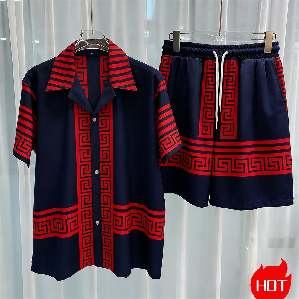 Digital printed men's set fash - Summer Clothing Essentials ulasan dan harga