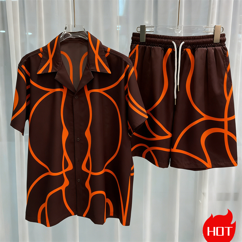 Digital printed men's set fash - Summer Clothing Essentials ulasan dan harga