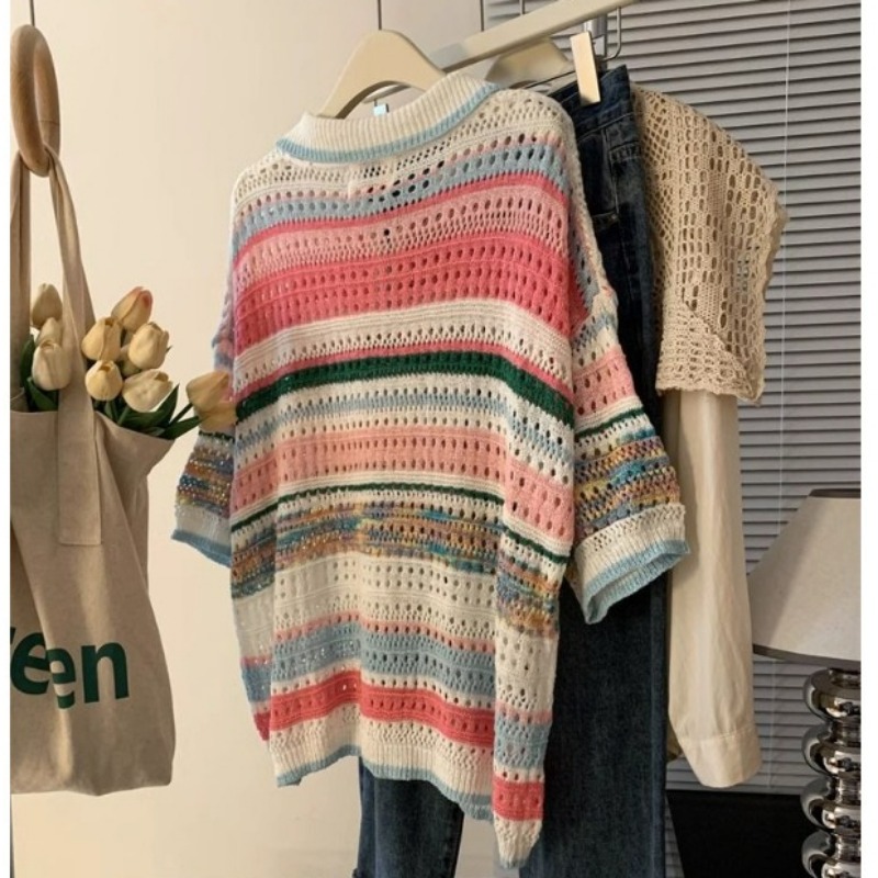 Women Clothing Summer Contrast - Summer Clothing Yarn ulasan dan harga
