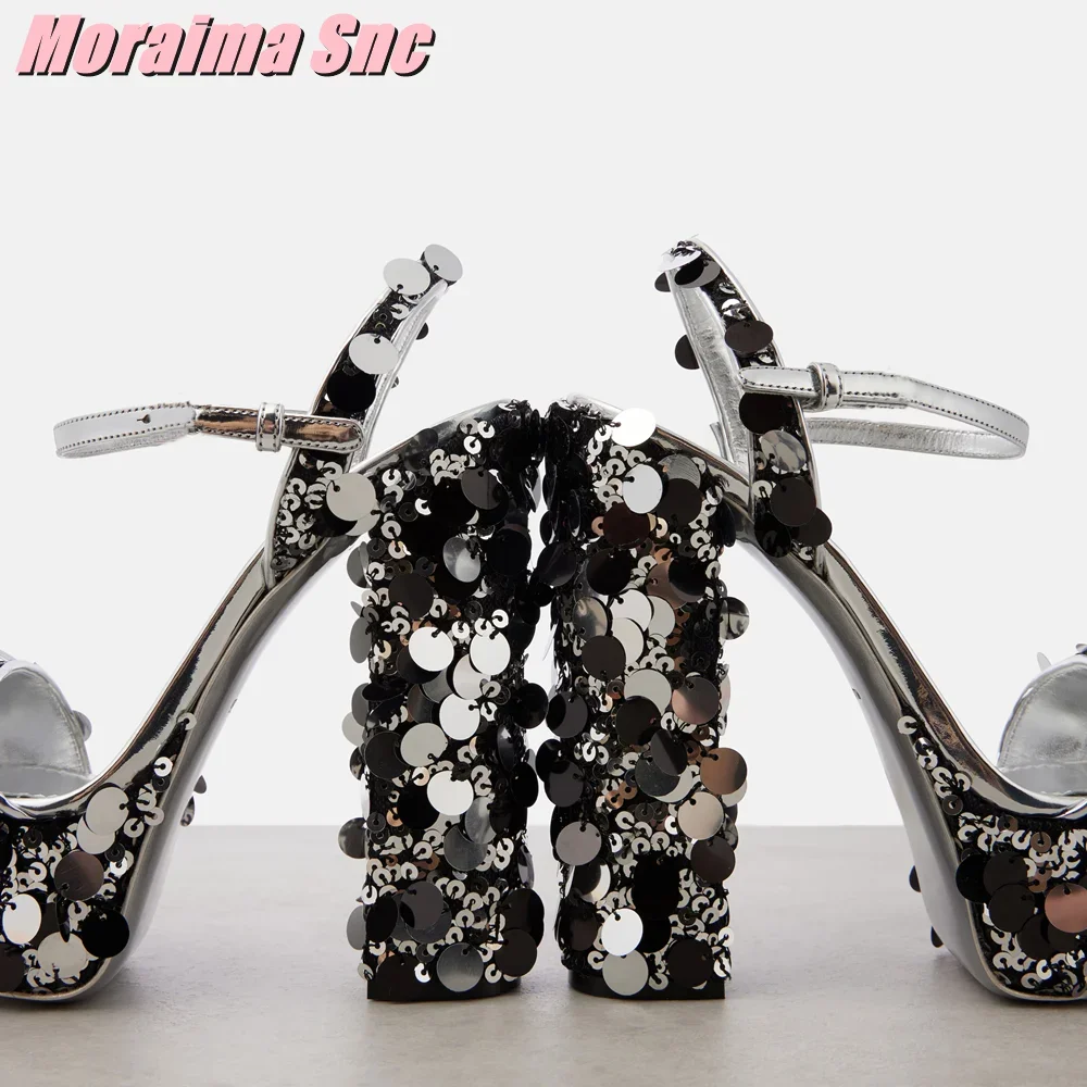 Sequined Bling Platform Sandal - Summer Cloth ulasan dan harga