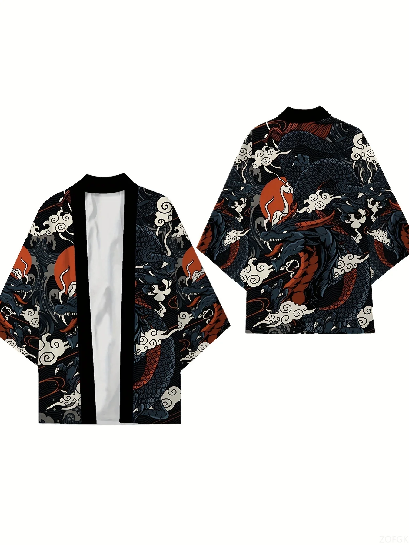 Unisex Kimono 3d Retro Long Pr - Summer Japanese Clothing ulasan dan harga