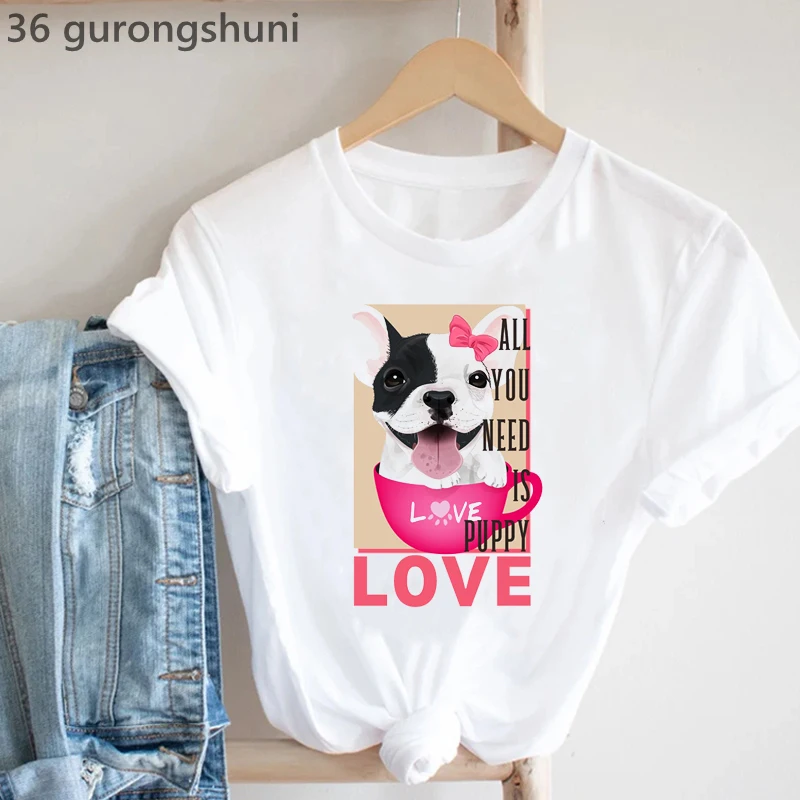 Frenchies In Love Animal Print - Summer Clothing In French ulasan dan harga