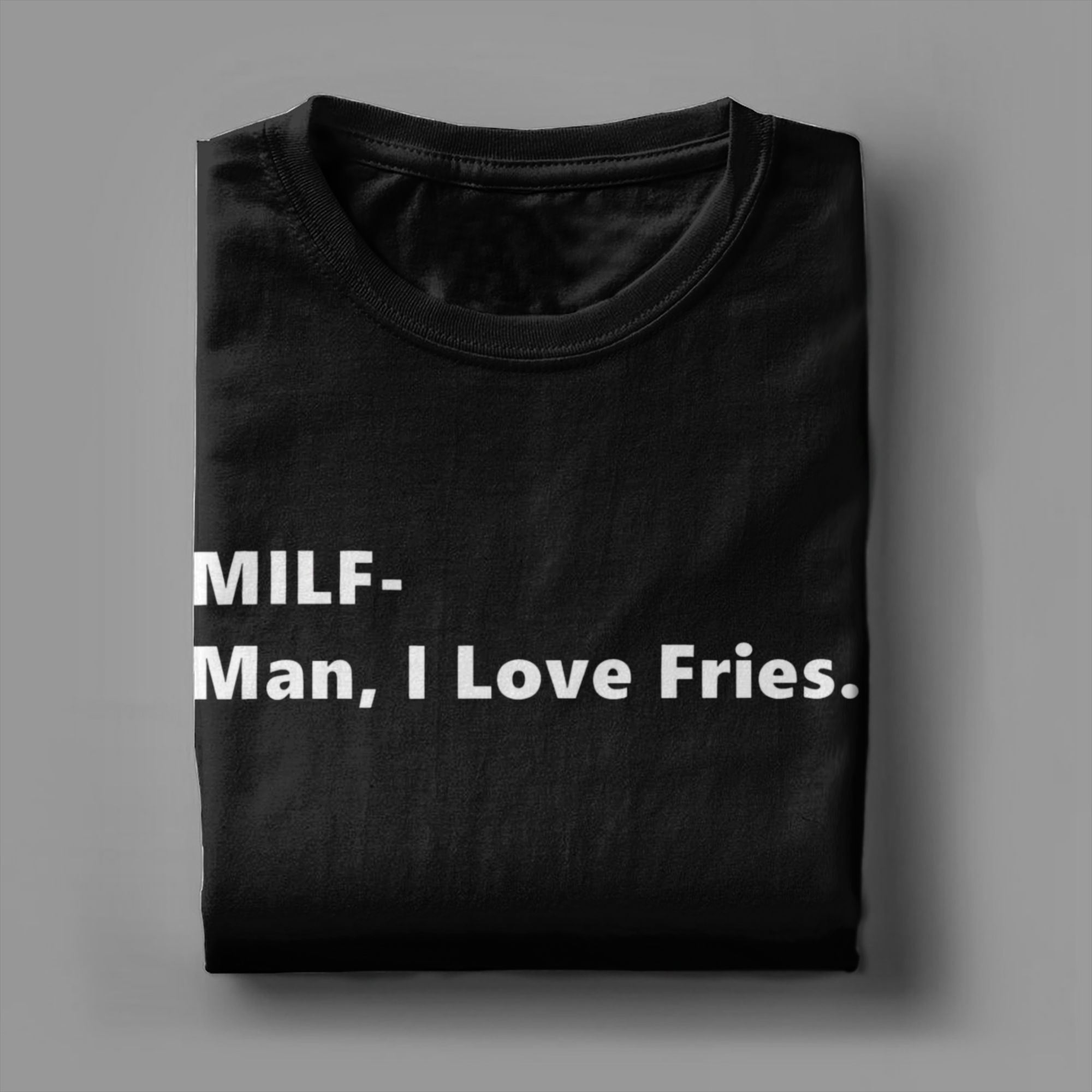MILF Man I Love Fries Funny Qu - Summer Clothing Quotes ulasan dan harga