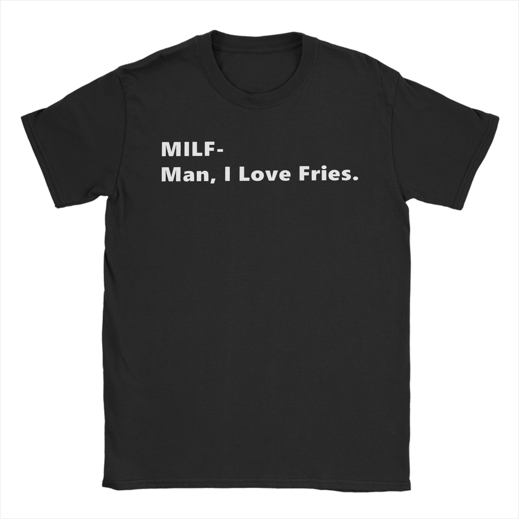 MILF Man I Love Fries Funny Qu - Summer Clothing Quotes ulasan dan harga