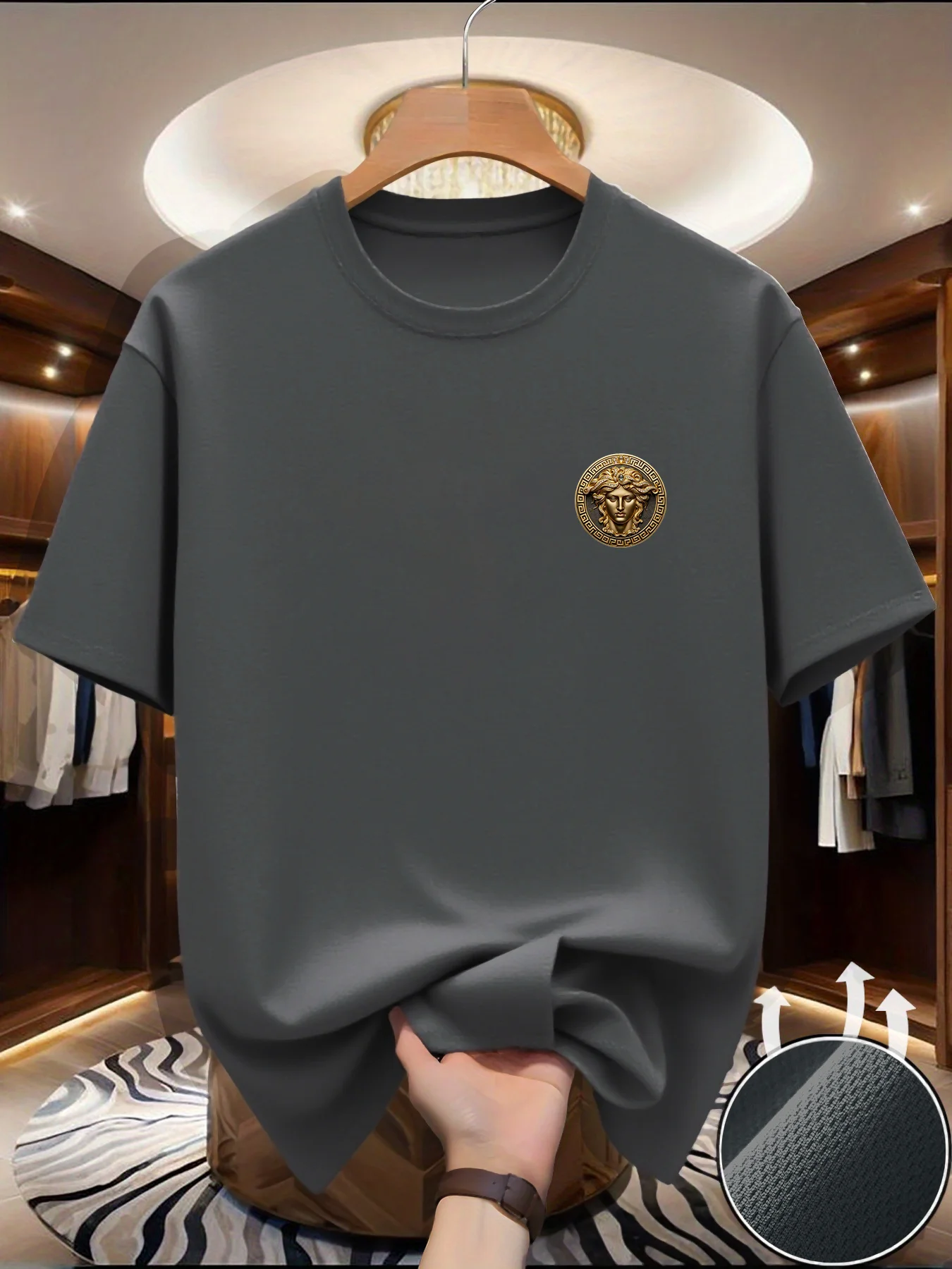 Men's Jewelry Girl Print T-shi - Summer Clothing Europe ulasan dan harga