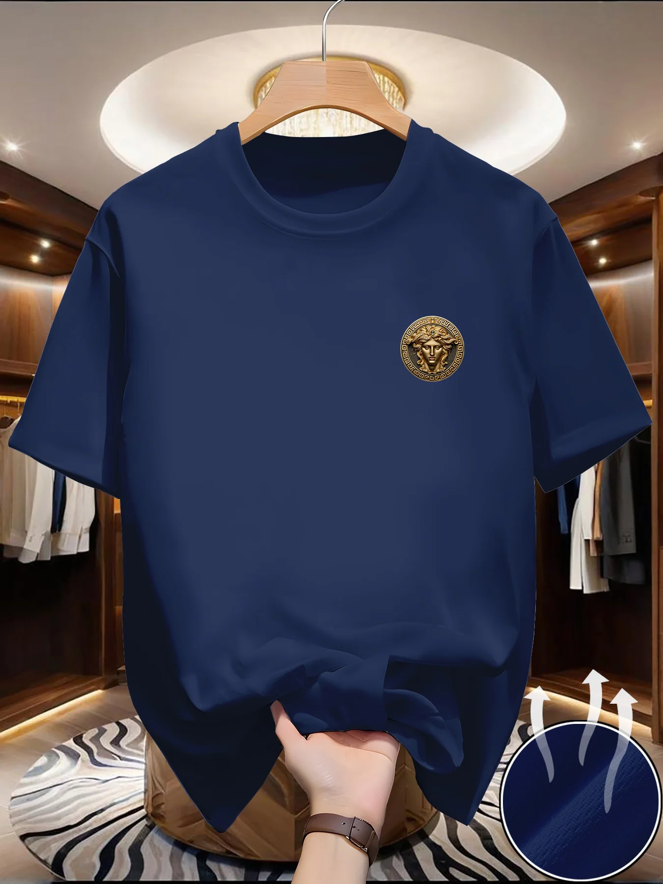 Men's Jewelry Girl Print T-shi - Summer Clothing Europe ulasan dan harga