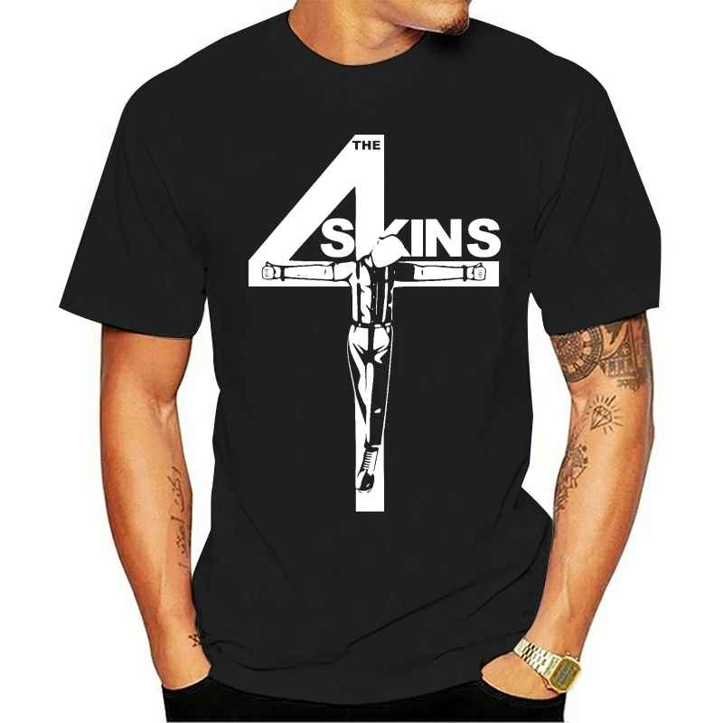 The 4 Skins Oi T Shirt Uk Punk - Summer Clothing Uk Men ulasan dan harga