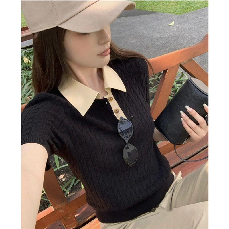 Women Clothing Knitted Sweater - Summer Clothing Yarn ulasan dan harga
