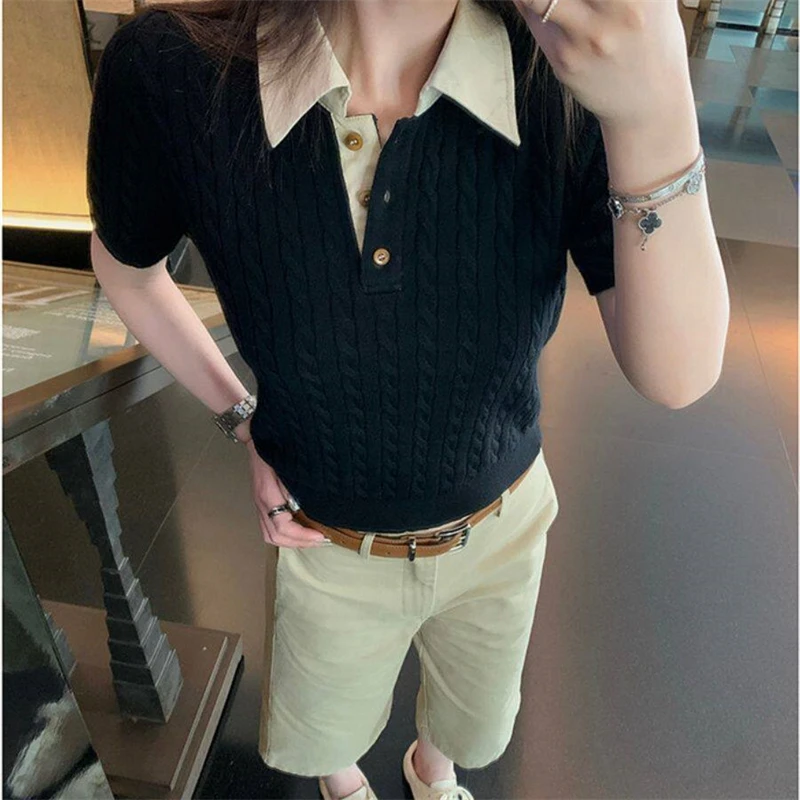 Women Clothing Knitted Sweater - Summer Clothing Yarn ulasan dan harga
