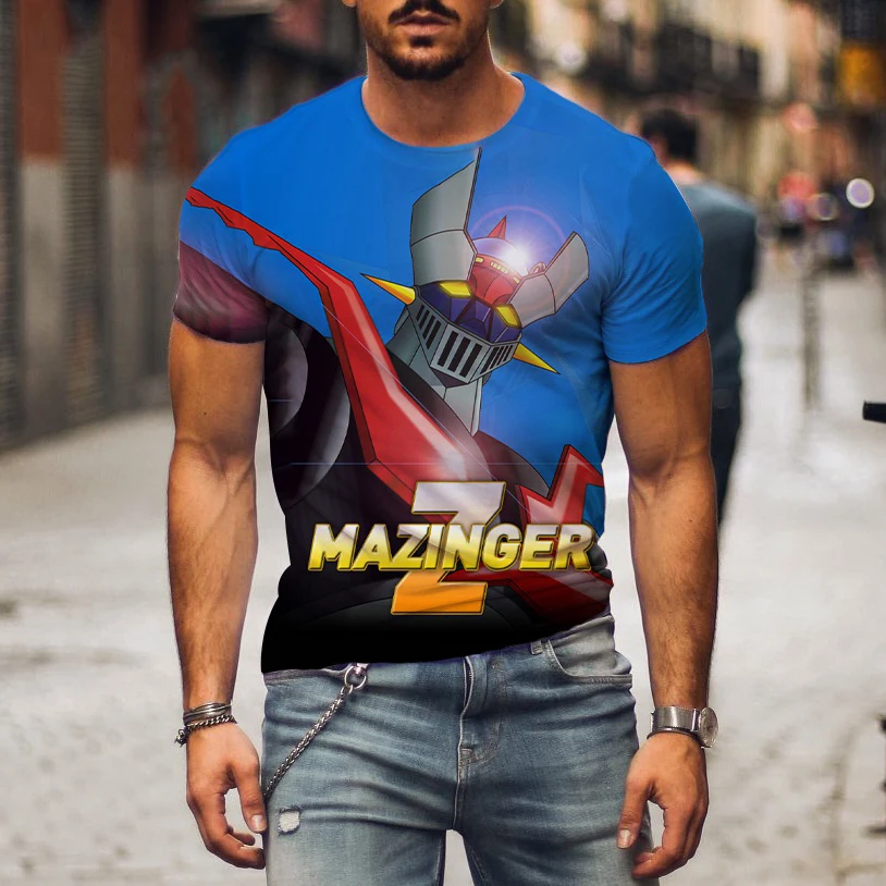 2026 Mazinger Z Anime Mecha 3D - Summer Clothing Over 50 ulasan dan harga