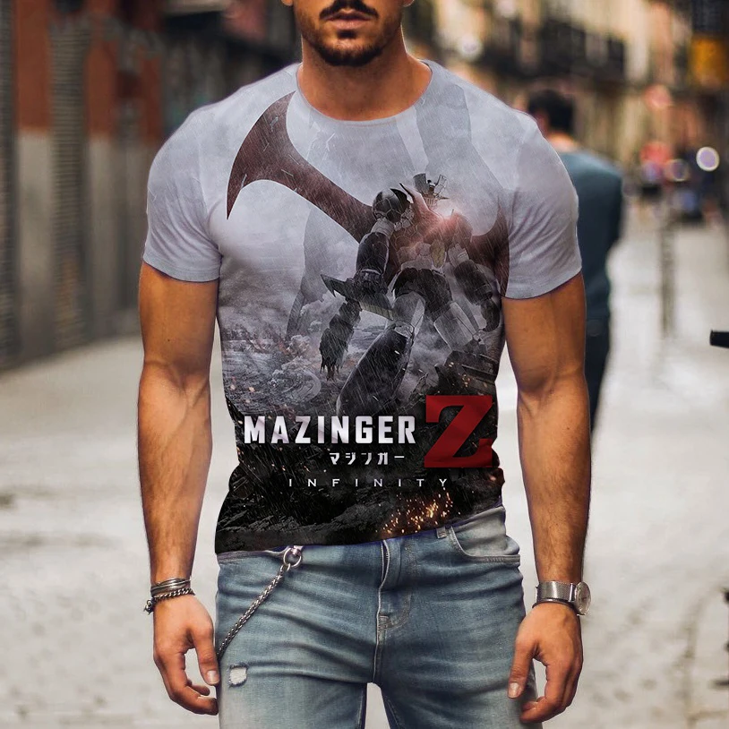 2026 Mazinger Z Anime Mecha 3D - Summer Clothing Over 50 ulasan dan harga