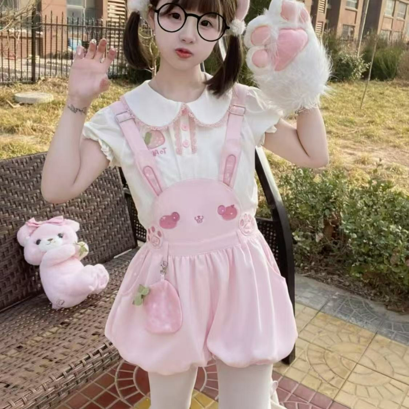 Japanese Kawaii Cute Lolita St - Summer Japanese Clothing ulasan dan harga