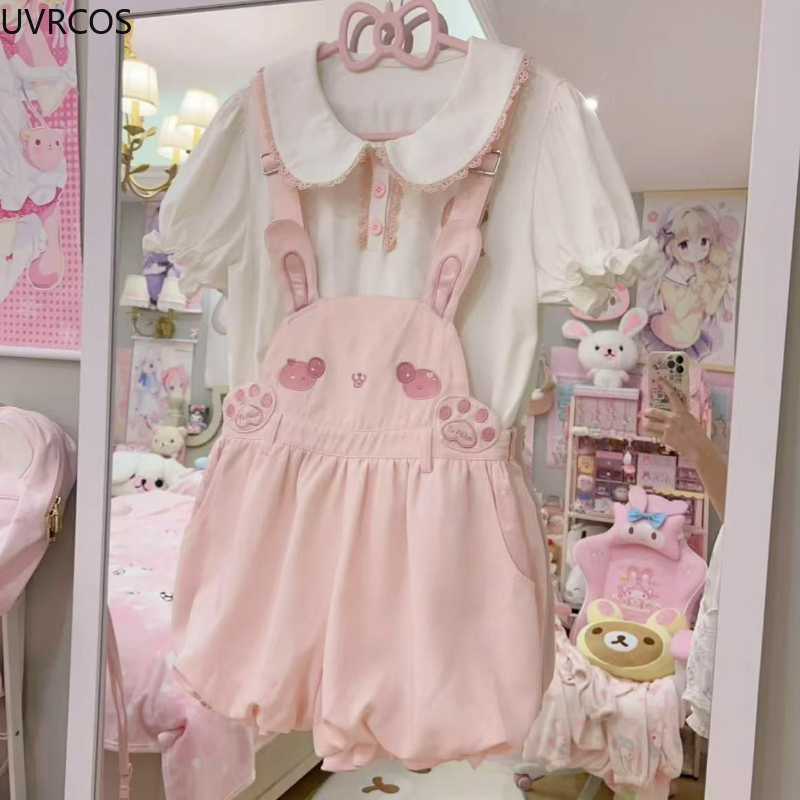 Japanese Kawaii Cute Lolita St - Summer Japanese Clothing ulasan dan harga