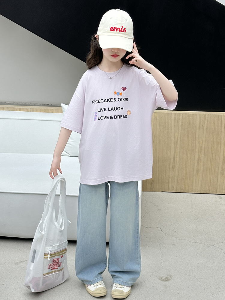 Girls Summer ort Sve T-irt Set - Summer Clothing Set For Girls ulasan dan harga