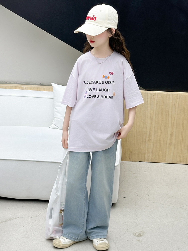 Girls Summer ort Sve T-irt Set - Summer Clothing Set For Girls ulasan dan harga