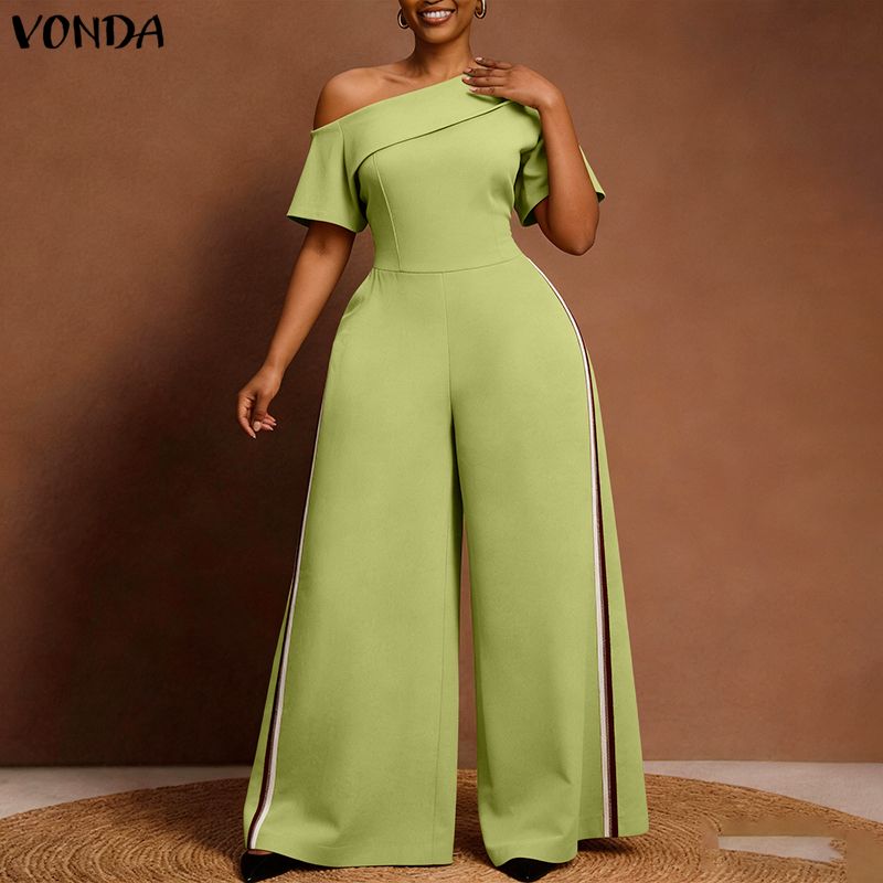VONDA Summer Women Plus Size J - Romper Playsuit Women ulasan dan harga