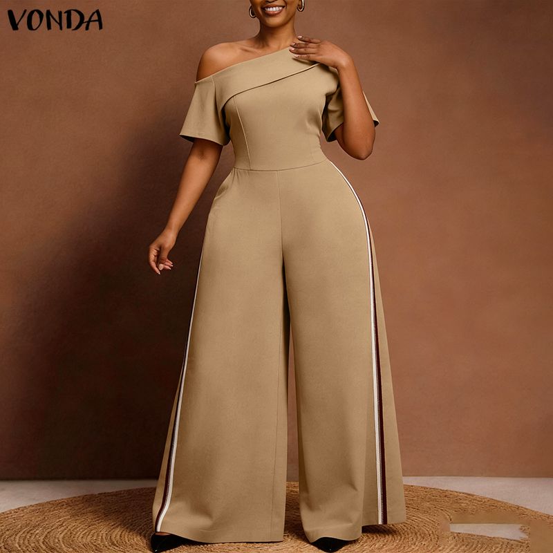 VONDA Summer Women Plus Size J - Romper Playsuit Women ulasan dan harga