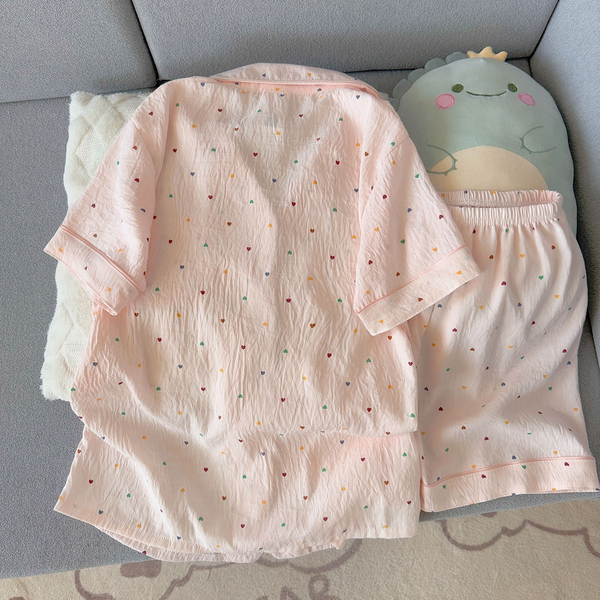 Women'S Printed Polka Dot Cott - Summer Cloth ulasan dan harga