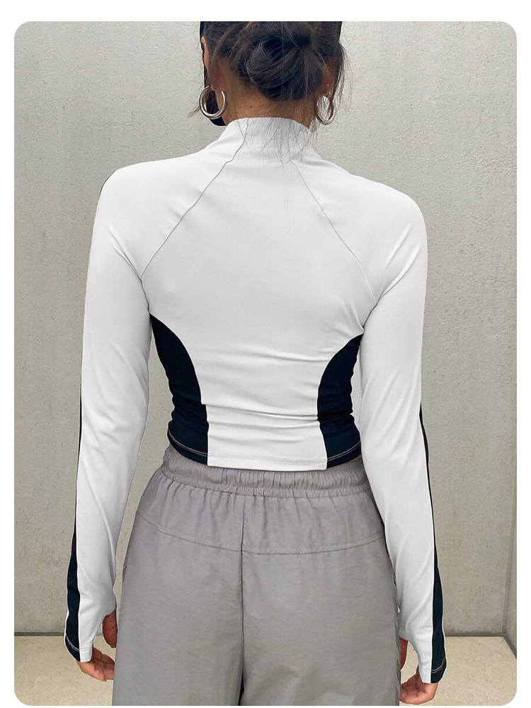Yoga Clothes Stand Up Collar J - Summer Clothing Essentials ulasan dan harga