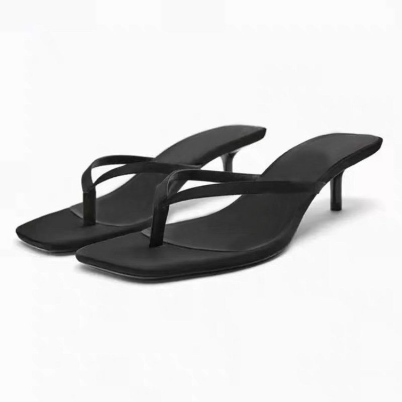 Square Clip Toe High Heel Wome - Summer Japanese Clothing ulasan dan harga