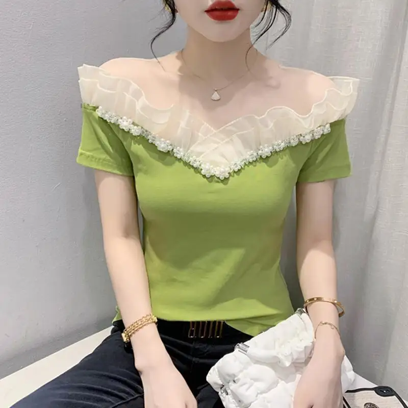Summer Outfit Woman Tops Off S - Summer Clothing Reviews ulasan dan harga