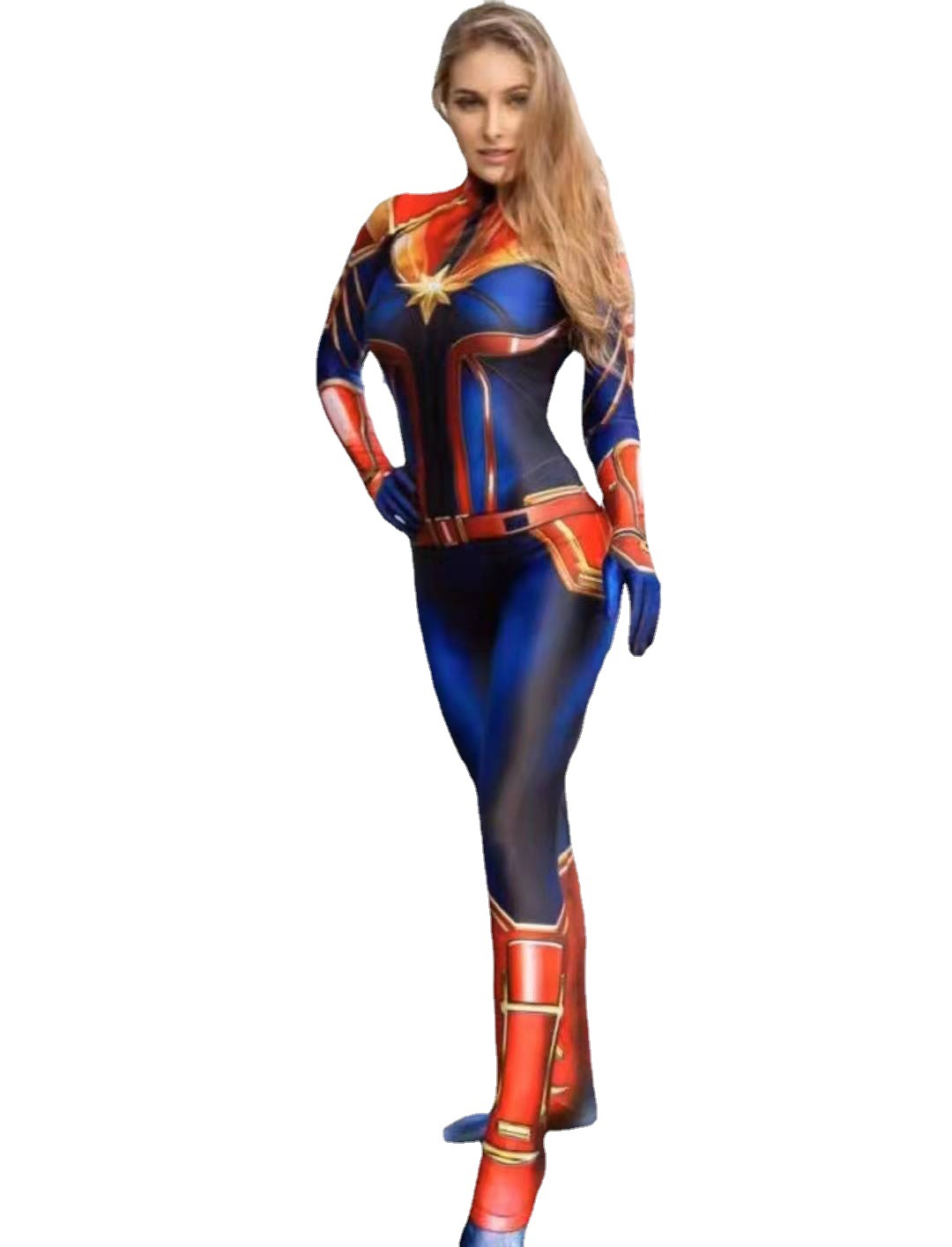 Movie Captain Cosplay Costume  - Romper Playsuit Women ulasan dan harga