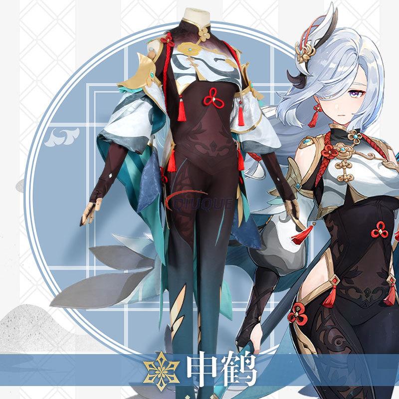 Game Genshin Impact Shenhe Cos - Romper Playsuit Women ulasan dan harga